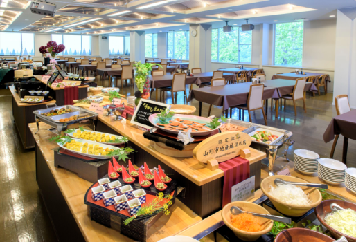 【朝食バイキング】そのまま食べてもおいしい山形のご飯を、好きなアレンジで美味しく♪