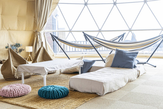 Deluxe Ocean Dome 豪華6床【附營火區】（約78㎡）