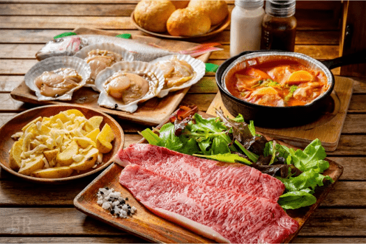 【1泊2食付きプラン】豪華グランピングBBQ～瀬戸内牛と瀬戸内海の贅沢な海の幸、美食の島をまるごと楽しむ。女性も嬉しい心躍るグルメグランピング~REST GLAMPING