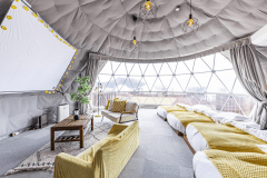 スカイシアタードーム4ベッド【ファイヤーピット付き】（約38㎡）