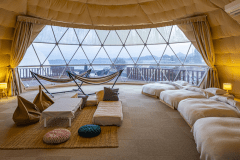 デラックスオーシャンドームラグジュアリー6ベッド【ファイヤーピット付き】（約78㎡）