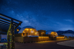 スカイシアタードーム4ベッド【ファイヤーピット付き】（約38㎡）