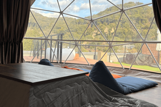 屋上グランピングエリア・ドームテント※画像は一例