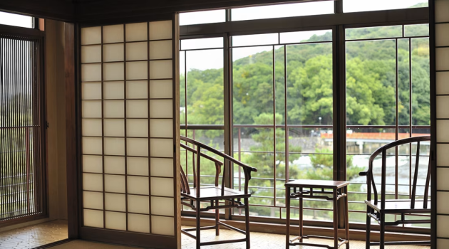 【AKEBONO】可眺望宇治川 半露天风吕客房(禁烟) 附半露天温泉的特别客房 【AKEBONO】可眺望宇治川 半露天风吕客房(禁烟) 附半露天温泉的特别客房