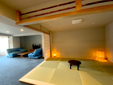 大部屋特別価格！最大10人プライベートサウナ付き101が1室55,000円！200㎡超えモダン和室は1室33,000円！スパ＆サウナを楽しむ！大部屋でみんなで泊まろうプラン（食事なし）平日限定