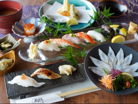 期間限定【海辺の鮨宿】あなごちゃんコース／1泊2食付＜鮨屋台＞穴子づくし＋おすすめ握りコース満喫プラン＜スパ＆サウナを楽しもう＞平日数量限定！