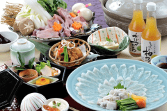 【ぶどうの樹／和食】1泊2食付＜野々庵＞冬の味覚！本格とらふぐコースを堪能！！＜ふぐ尽くし＞会席プラン＜スパ＆サウナを楽しもう＞