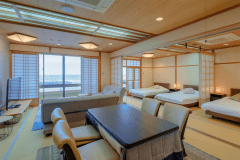 ＜２F＞和モダンビューバス付フォース客室／89㎡／6名まで｜204