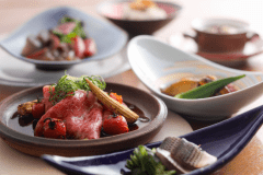 「Most Popular 」Gourmet plan to enjoy the double main of Shima’s  treasure and mikumano beef