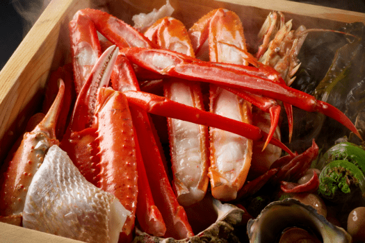 香住ガニのせいろ蒸し