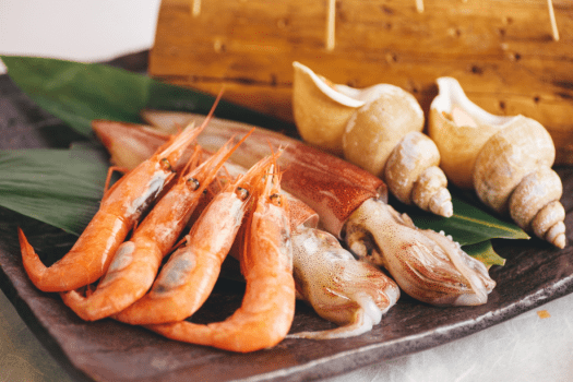 海の幸を楽しくBBQで