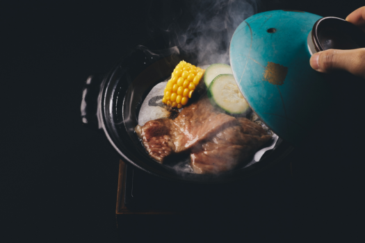 但馬牛の陶板焼き