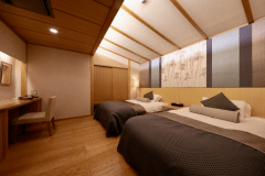 ［露天風呂付スイート］■夢花壇■ツインベッドルーム