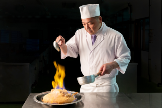 プレミアムプラン　最上階貴賓室でのひととき 「どろぼう鶏の山賊焼」とハーブティBAR