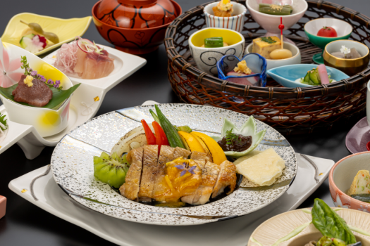 どろぼう鶏の塩釜山賊焼2名盛