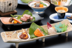 信州の恵み「里山膳」刺身