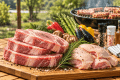 【PAOの肉汁溢れる贅沢ステーキBBQ 野菜ビュッフェ付　お得な1DAY(7h)プラン】【こたつ、エアコン装備ドーム付※1、小学生以下無料、ペット同伴OK、雨得、駐車場無料】