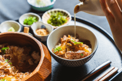 大和牛を使用した牛まぶし御膳