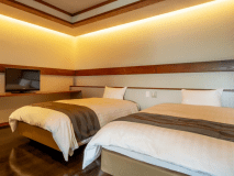 【わらび】ツインベッドルーム/古民家のような温もりある客室