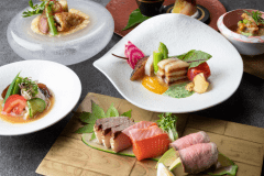 見た目もきれいな、一つ一つ手作りの前菜盛り合わせ(7種）