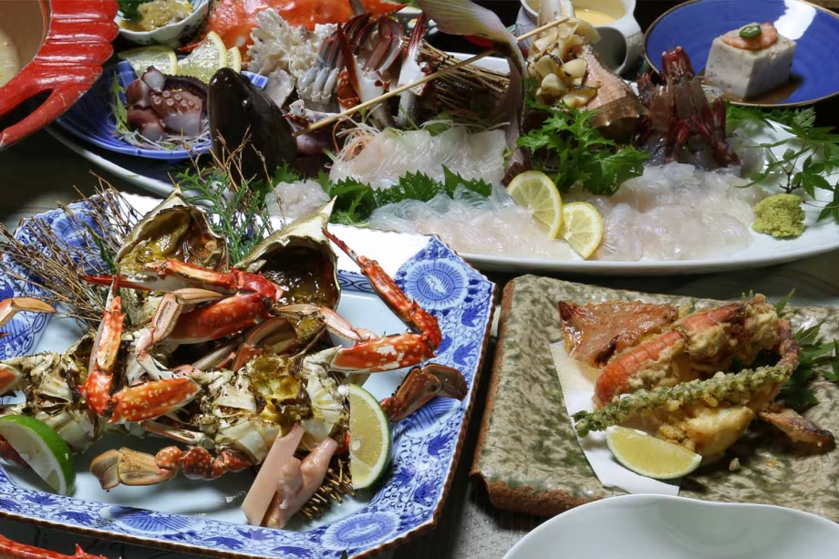 <有明・佐賀の名物大集合>ランクアップ!竹崎の焼きカニ・脱皮ガニ・有明海産牡蠣・佐賀牛付会席コース <有明・佐賀の名物大集合>ランクアップ!竹崎の焼きカニ・脱皮ガニ・有明海産牡蠣・佐賀牛付会席コース