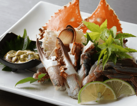 【カニ三昧!豪華竹崎カニ会席】カニ刺し+焼カニ+茹でカニ! 【カニ三昧!豪華竹崎カニ会席】カニ刺し+焼カニ+茹でカニ!