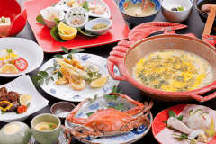 【超贅沢！有明の海鮮うまいもん大集合】焼カニ付！竹崎カニ会席！