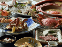 ＜期間限定＞佐賀牛付き！！【超超贅沢！有明の海鮮うまいもん大集合】焼カニ・茹でガニ付！竹崎カニ会席