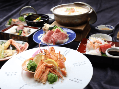 近江牛と蟹の贅沢な饗宴をお愉しみ下さい