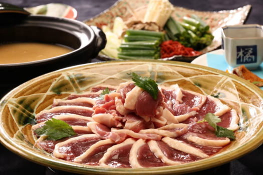 近江鴨の酒粕鍋会席