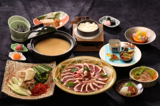 近江鴨の酒粕鍋会席