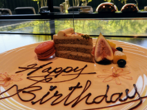 【近江牛鉄板焼鳳凰限定】アニバーサリーディナープラン☆デザートプレート※イメージです