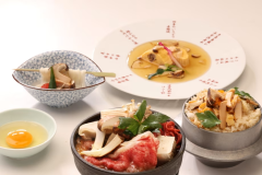 秋の贅沢・松茸を堪能ー近江牛と松茸会席ー