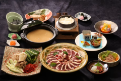 近江鴨の酒粕鍋会席