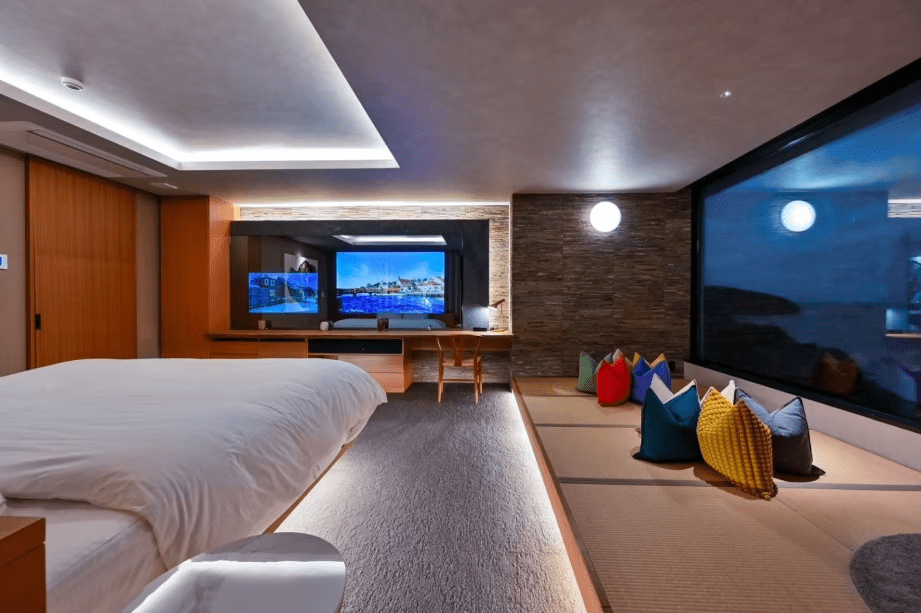 太良嶽温泉 蟹御殿 | 《新客室》◇プラチナ・スカイ・スイート◇半露天