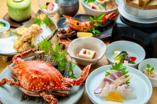 【★新サウナプラン/蟹あり🦀】海が見えるサウナを1泊で満喫♪🧖‍♀️🏖️＜竹崎蟹会席＞
