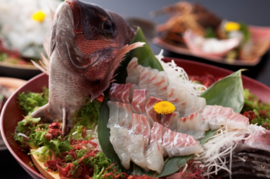 【リニューアル記念価格】平日限定とくとく鯛の姿造会席♪