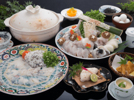 淡路島3年とらふぐ鍋プラン☆白子付き