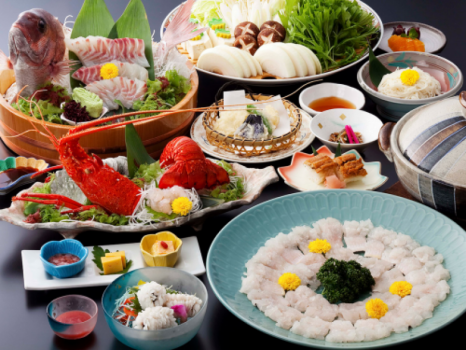 夏限定☆ちょっぴりリッチな鱧三昧☆伊勢海老＆鯛姿造り付～夕食お部屋食