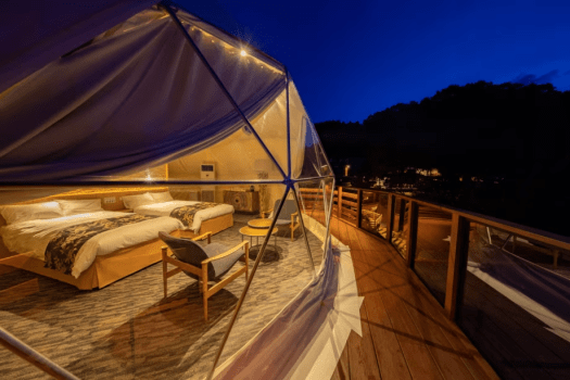 VIPスイート【あかつき】デッキ夜景外観