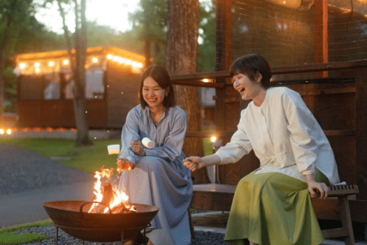 焚き火(焼きマシュマロ♡Bigマシュマロ販売してます！)