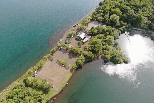 施設の俯瞰写真です。