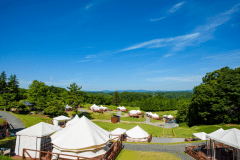 【お手軽グランピング体験♪】初心者の方も大歓迎！夕食BBQは<麓山高原豚・牛ハラミ・牛タン >を堪能
