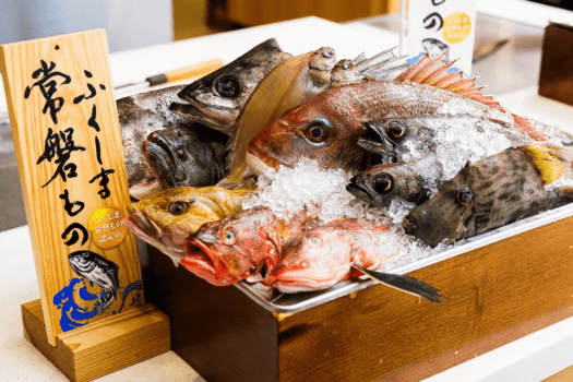 ホテル華の湯 ビュッフェ　『常磐もの』一例