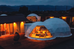 【Connect Dome】以2座帳篷打造出的寬敞空間♪