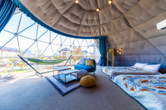 【雙床房型】直徑7公尺圓頂帳篷