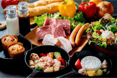 ＜1泊2食付＞■カジュアルBBQプラン■～厚切りベーコンやカマンベールチーズフォンデュを堪能☆夜には湖面に映る月明かりと星々が彩るロマンチックなひとときを過ごす滞在～