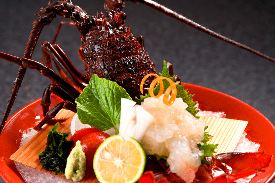 伊勢海老のお造り