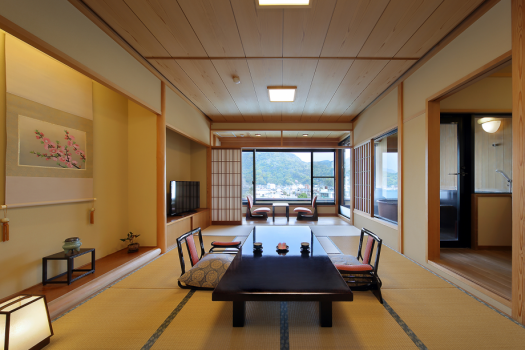 半露天浴池和室10帖「風」