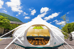 【3】ベルテント　ダブルベッド×2台